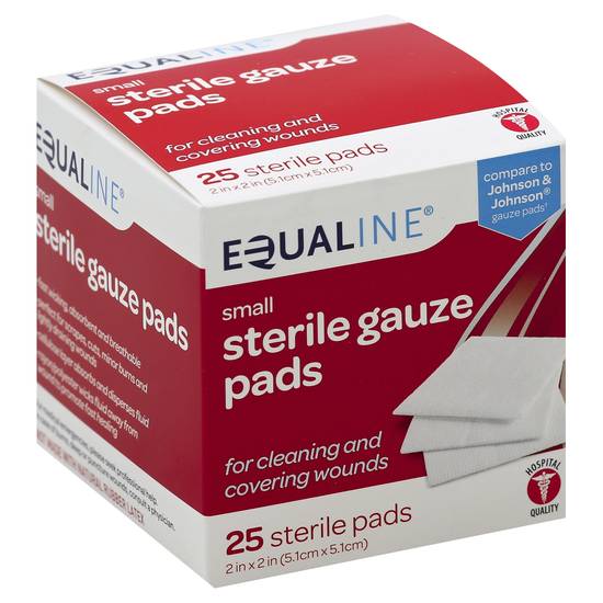 Equaline Small Sterile Gauze Pads (25 ct)