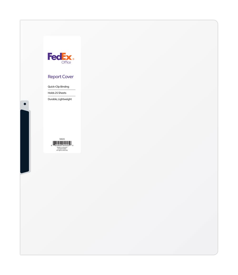 Report Cover Quick Clip FXO Black