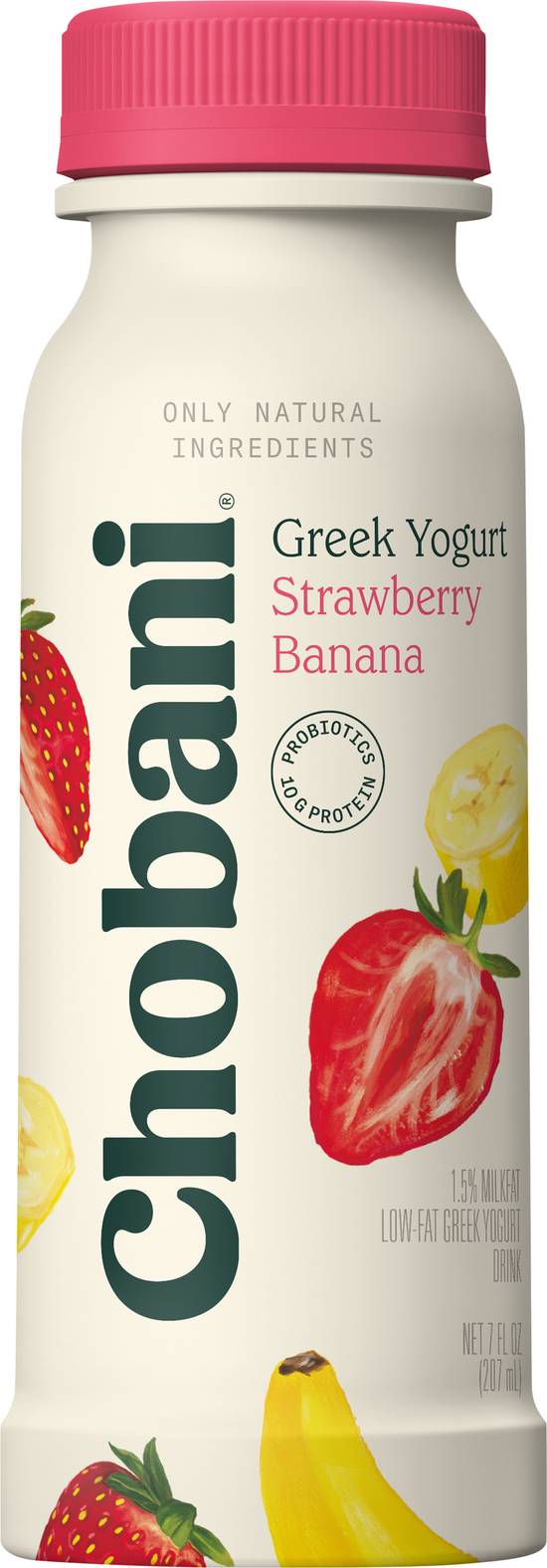 Chobani Strawberry Banana Greek Yogurt Drink