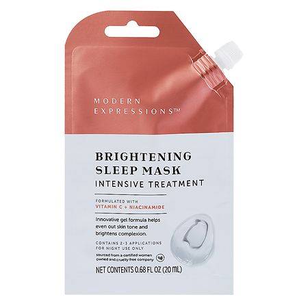 Modern Expressions Brightening Sleep Mask Intensive Treatment - 0.68 fl oz