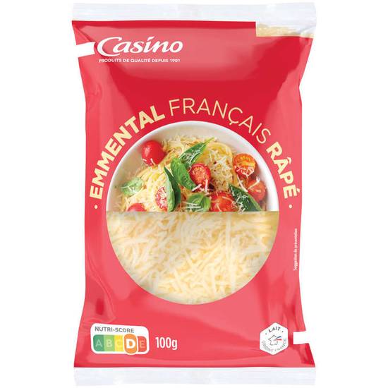 Casino emmental fromage râpé 100 g