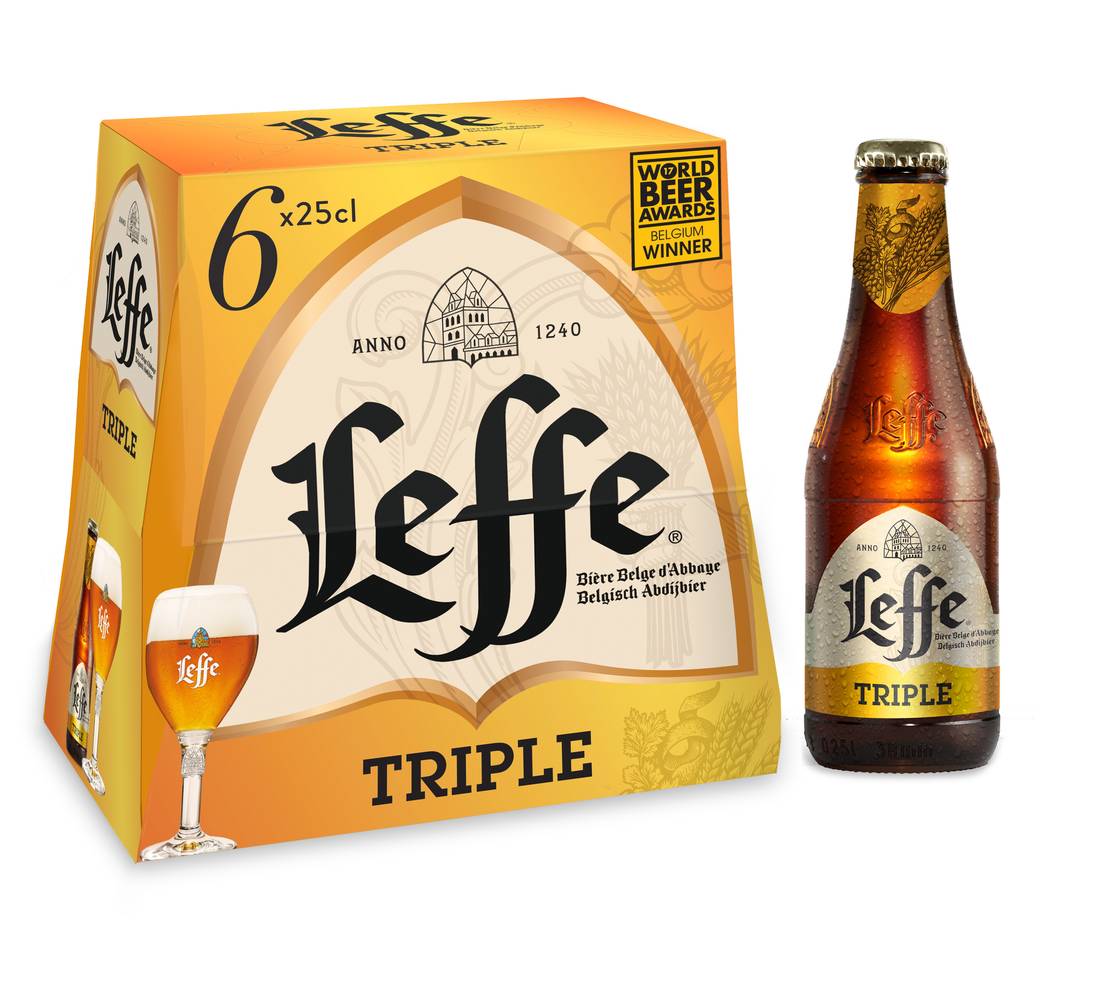 Leffe - Bière blonde triple (6 x 250ml)