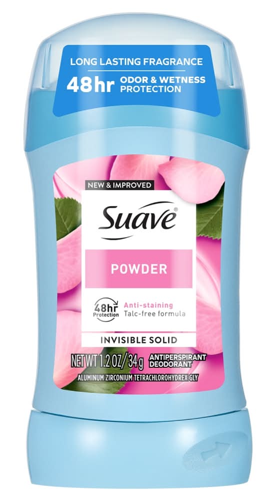 Suave Antiperspirant Deodorant Invisible Solid Powder (1.2 oz)