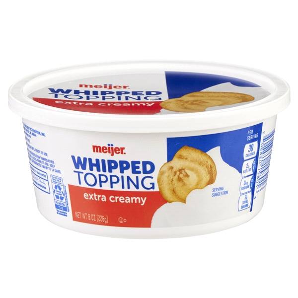 Meijer Whipped Topping Extra Creamy (8 oz)