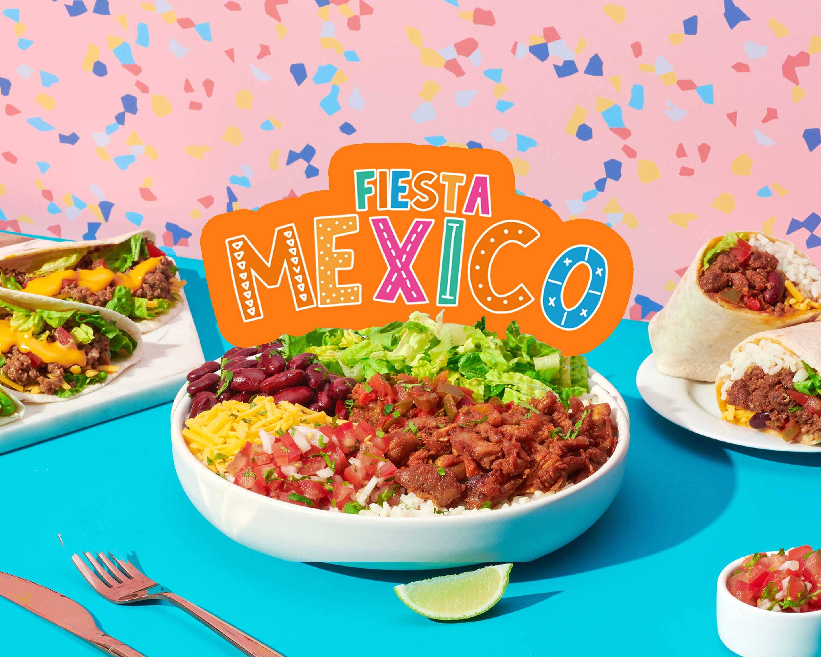 Fiesta Mexico (Mexican Bowls, Tacos, Burritos) Wayte Street Menu