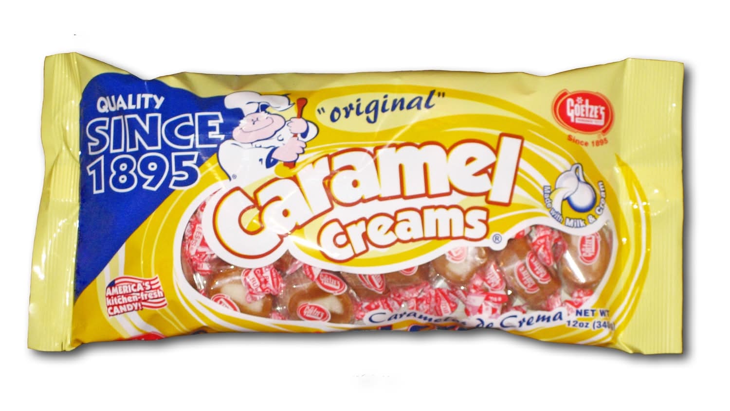 Goetze'S Candy Caramel Creams Original Caramels 12 Oz