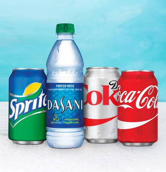 CANNED SODAS + BOTTLED WATERS