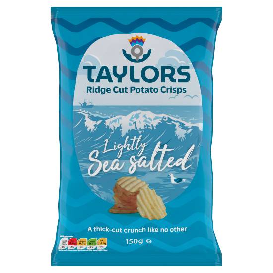 Taylors Ridge Cut Potato Crisps Lightly Sea Salted 150g