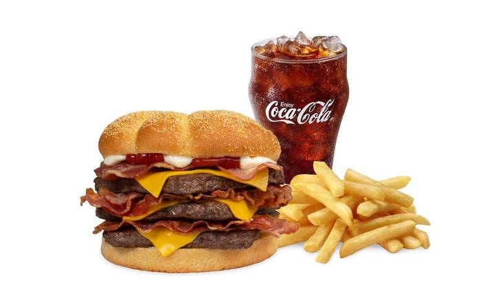 TRIPLE BACONATOR COMBO
