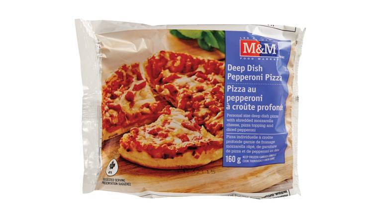 M&M Deep Dish Pepperoni Pizza