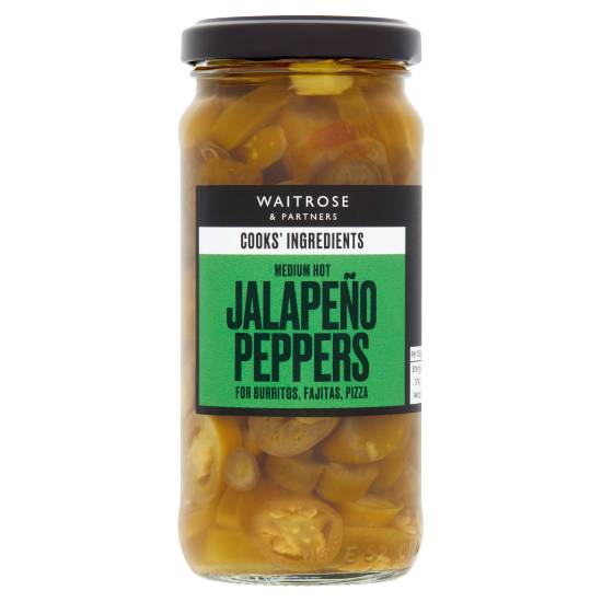 Waitrose Cooks' Ingredients Medium Hot Jalapeño Peppers