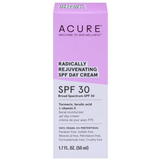 Acure Radically Rejuvenating Spf 30 Day Cream