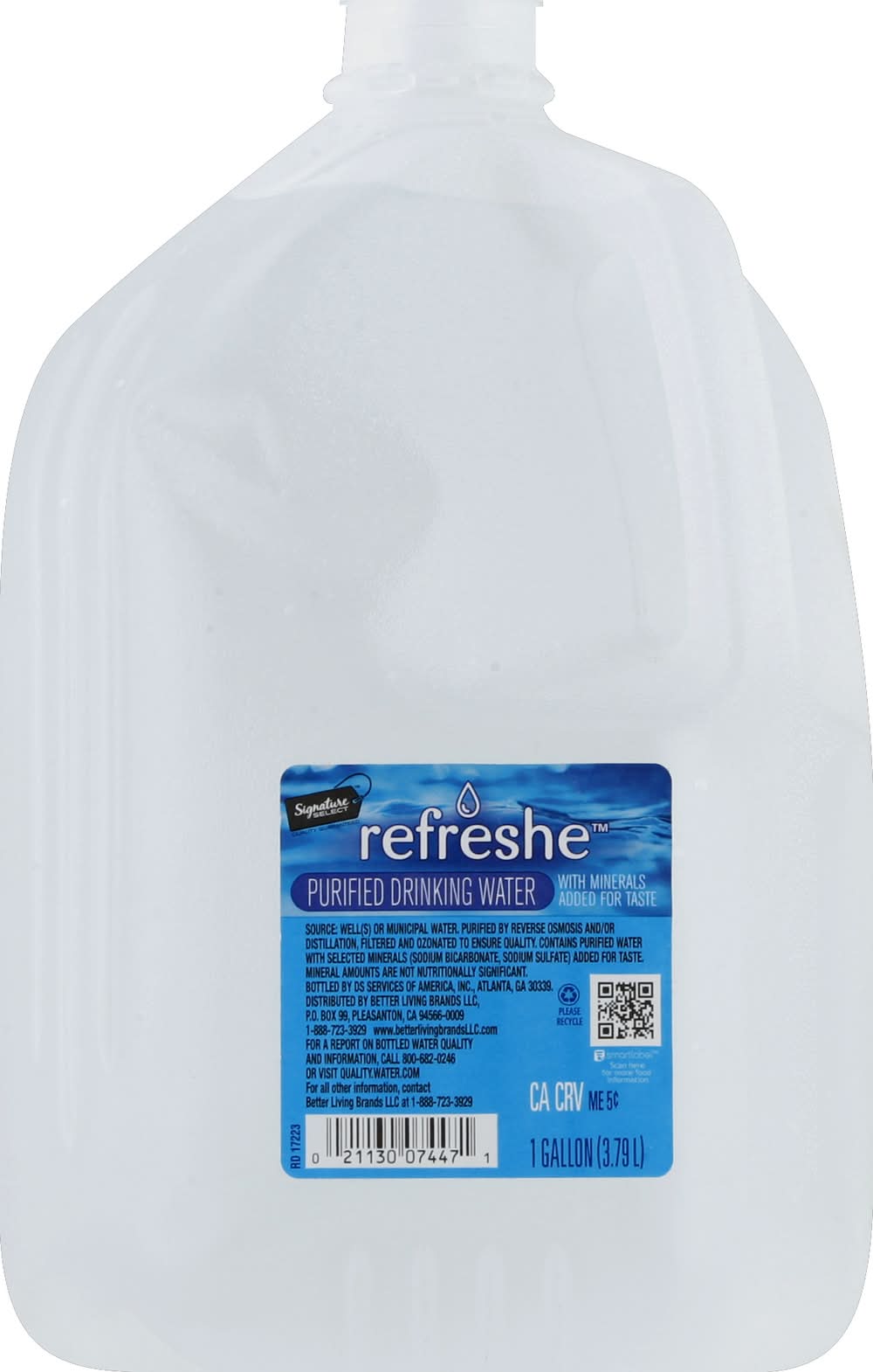 Signature Select Refreshe Purified Drinking Water (3.79 L)