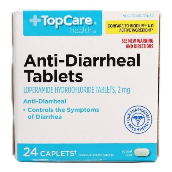 Topcare Anti-Diarrheal Tablets 2mg (24 ct )
