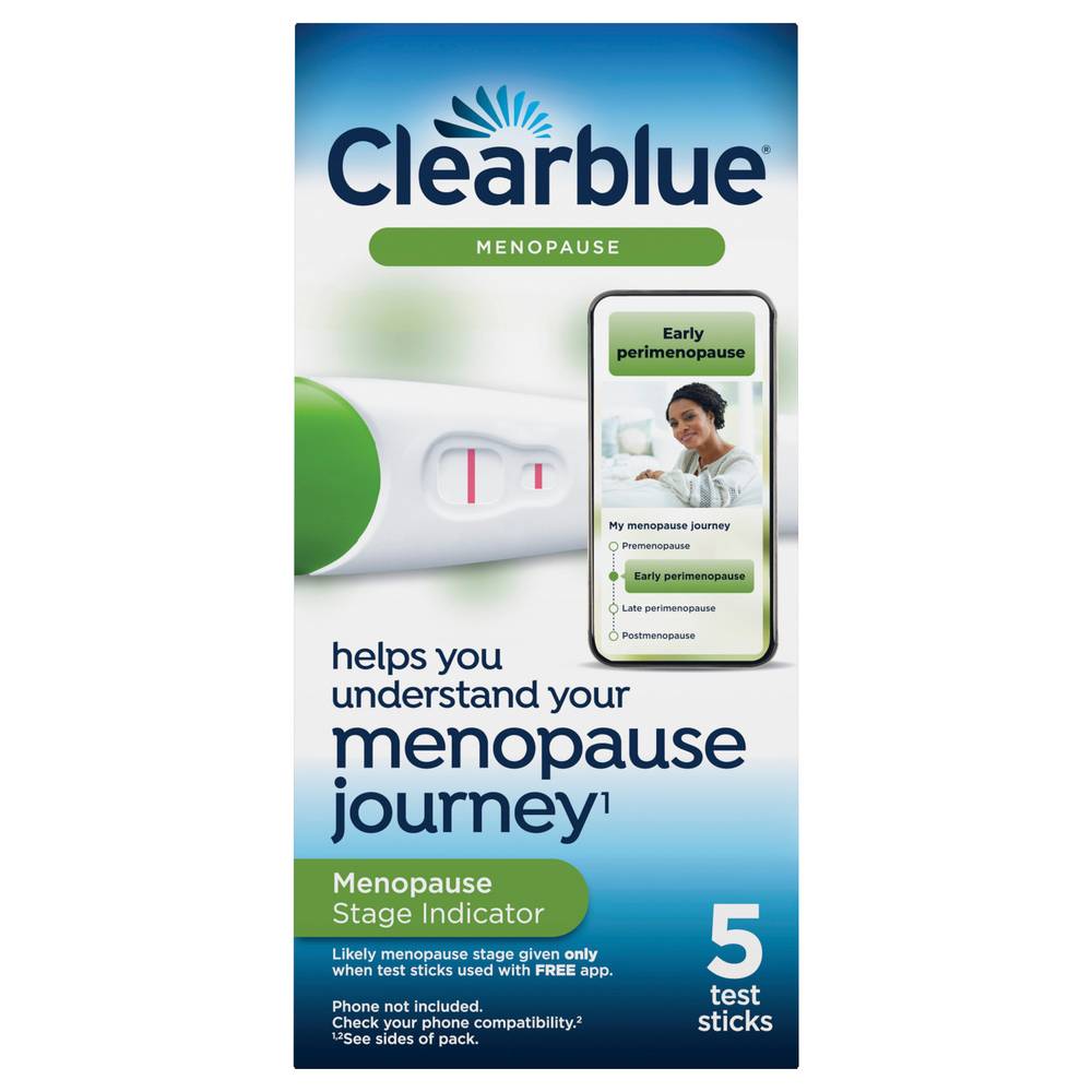 Clearblue Menopause Stage Indicator Test Sticks (5 ct)