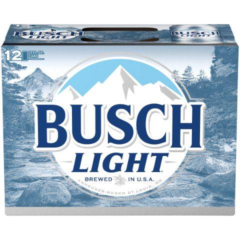 Busch Light 12 Pack 12oz Can