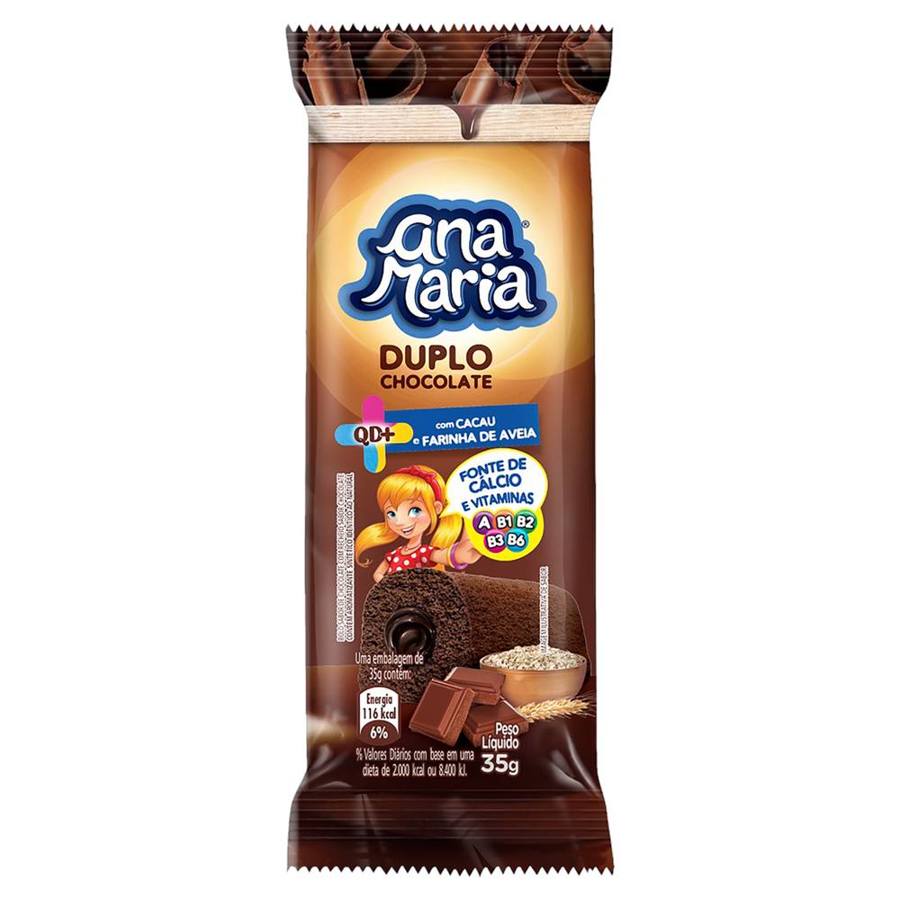 Ana maria bolinho duplo chocolate qd+ (35 g)