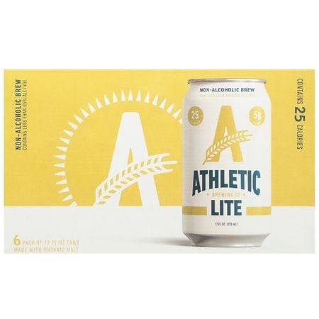 Athletic Brewing Company Lite Non-Alcoholic Brew (6 ct, 12 oz)