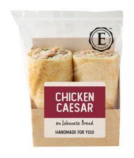 Everyday Café Chicken Ceasar Wrap on Lebanese Bread 190g