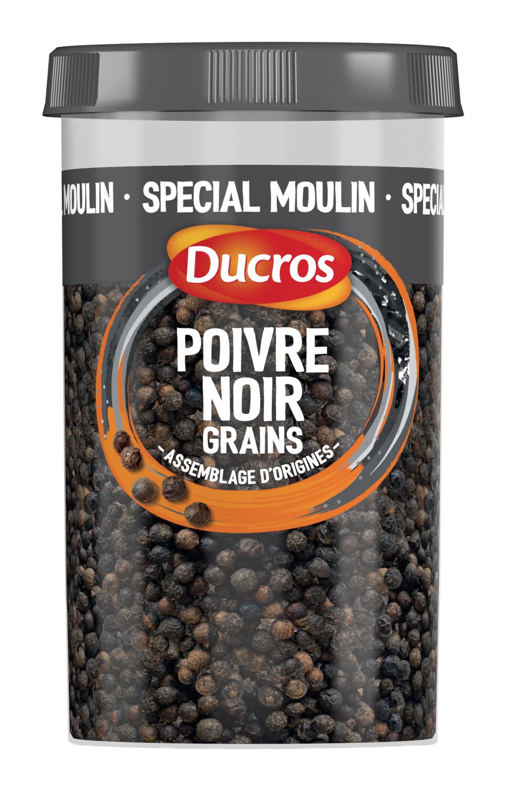 Ducros - Poivre noir grains assemblage d'origines (90g)