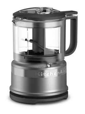 KitchenAid 3.5 Cup Mini Food Processor, Contour Silver