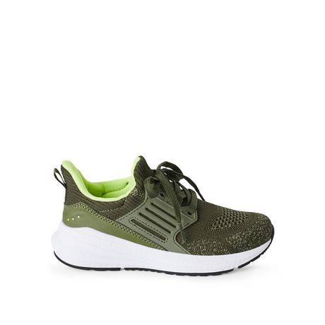 Athletic Works Boys'' Fly Sneakers (Color: Green, Size: 1)