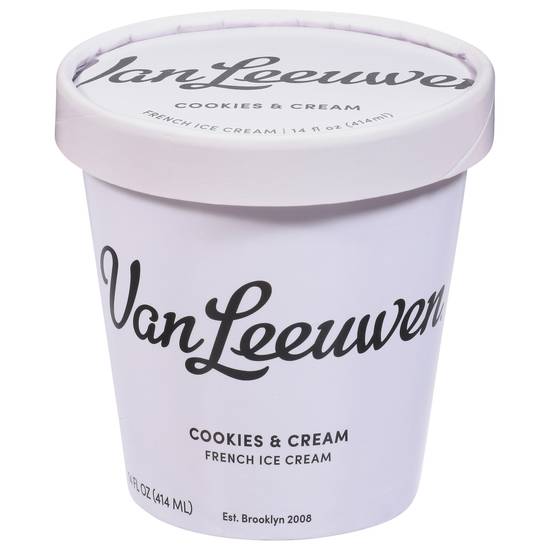 Van Leeuwen Premium Cookies & Cream French Ice Cream