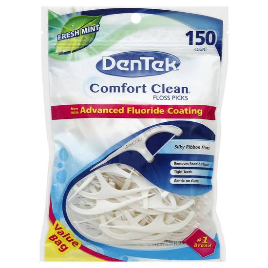 Dentek Comfort Value Bag Floss Picks (150 ct)