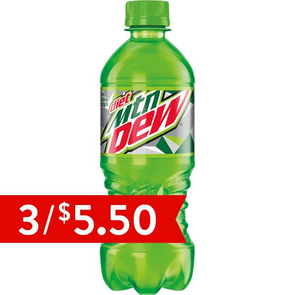 Diet Mtn Dew 20oz