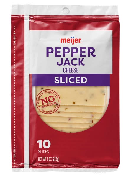 もやし Meijer Sliced Pepper Jack Cheese (8 oz) | Postmates