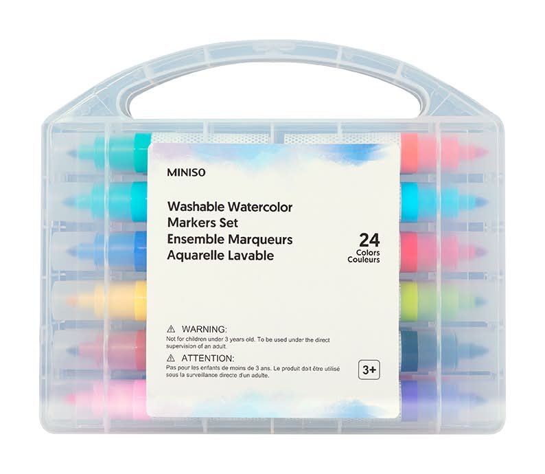 Miniso · Paquete de marcadores lavables (200 g)