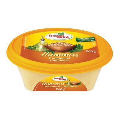 Fontaine santé traditionnel hummus de fontaine santé (260 g) - traditional hummus (260 g)