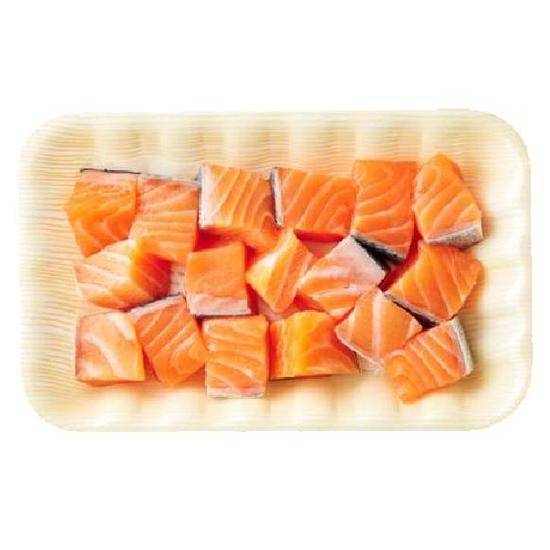 冷藏挪威鮭魚丁 約200g(每100g 70元/請款金額依實際重量為準)