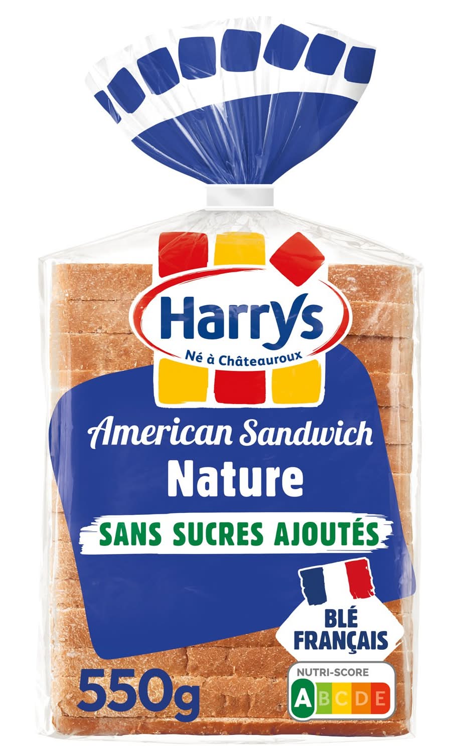 Harrys - Pain de mie américain nature sans sucres ajoutés (14)