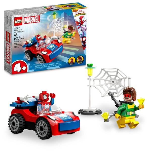 Lego Marvel Spider-Man's Car and Doc Ock 10789 Building Toy Set