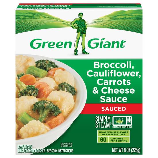 Green Giant Broccoli Cauliflower Carrots & Cheese Sauce
