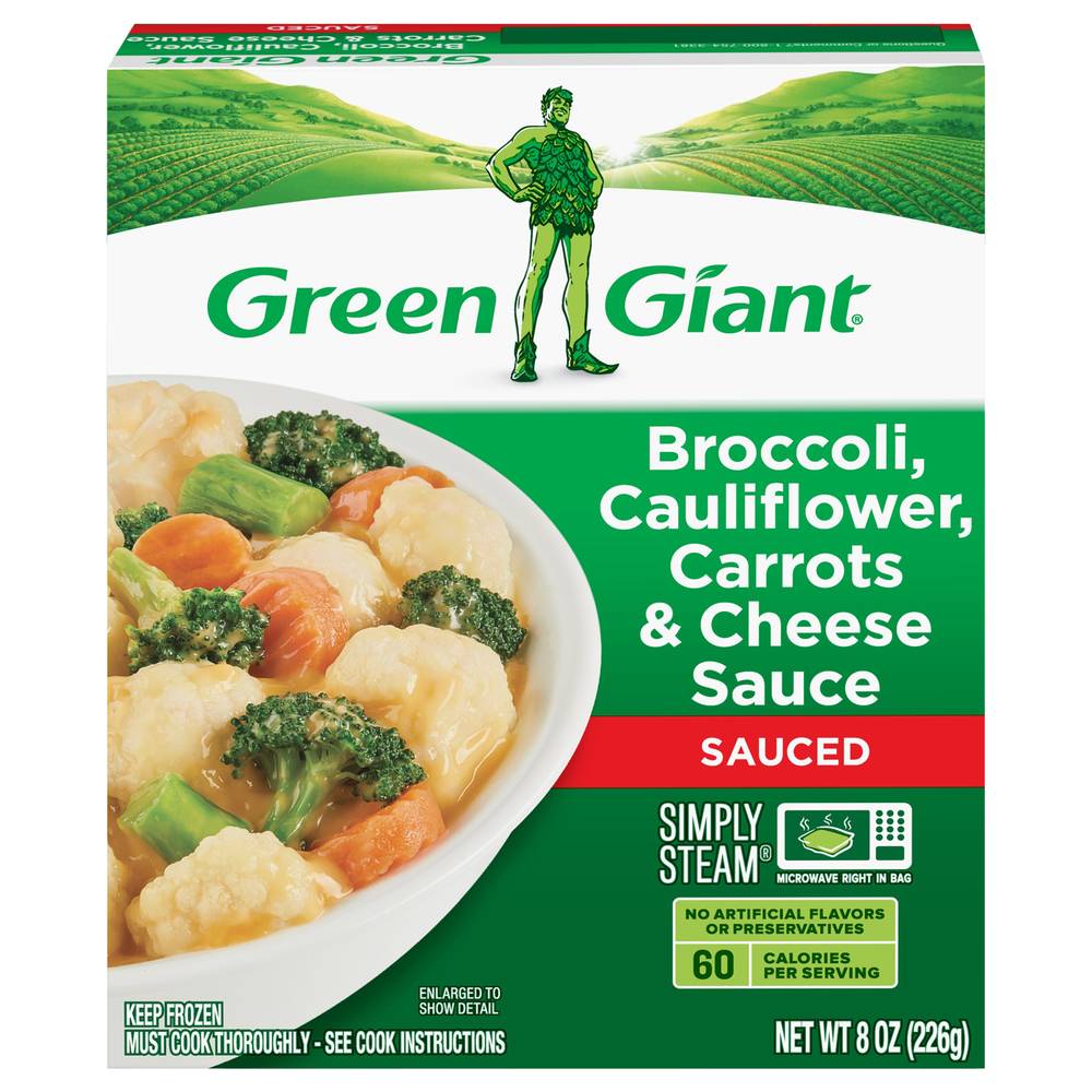 Green Giant Broccoli Cauliflower Carrots & Cheese Sauce (8 oz)