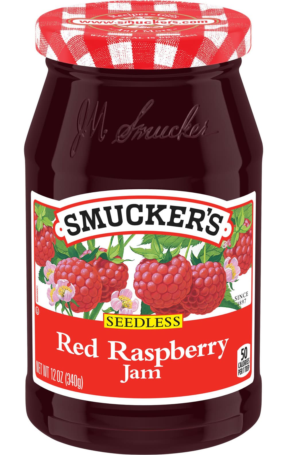 Smucker's Red Raspberry Seedless Jam (12 oz)