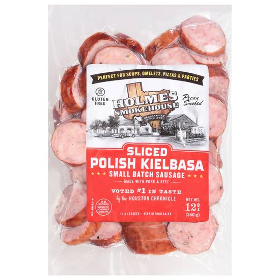 Holmes Smokehouse Pecan Smoked Sliced Kielbasa Sausage (12 oz)
