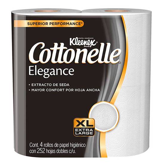 Kleenex cottonelle papel higiénico elegance (4 un) (xl)