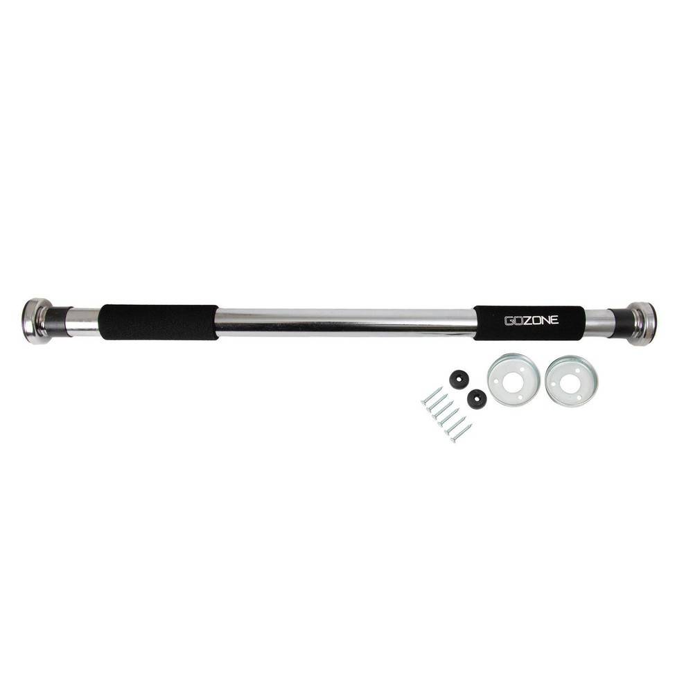 GoZone Pull Up Bar Silver Combo