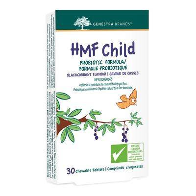 Genestra probiotiques hmf pour enfants (30 un - comprimés) - hmf child formula chewable tablets (30 units)