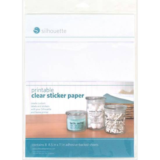 Silhouette Of America Printable Clear Sticker Paper