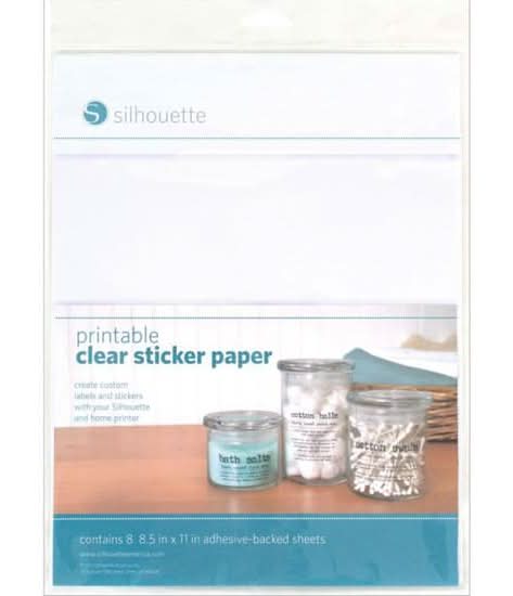 Silhouette Of America Printable Clear Sticker Paper
