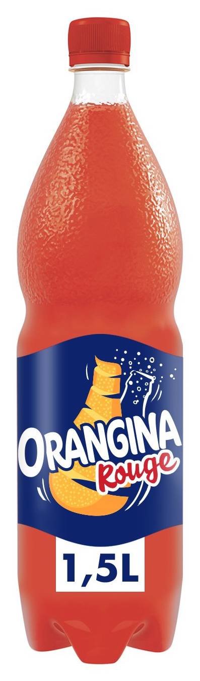 Orangina - Boisson gazeuse, orange sanguine (1,5L)