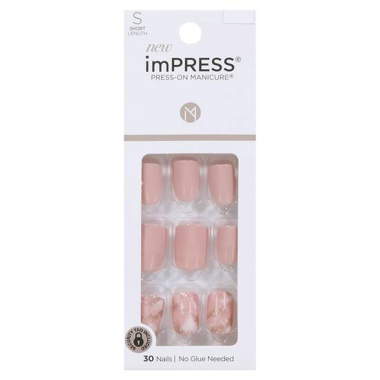 Impress Press-On Manicure Kingdom Nails Short Length