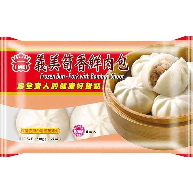 義美筍香鮮肉包-85g*6 <85g克 x 6 x 1Pack包>