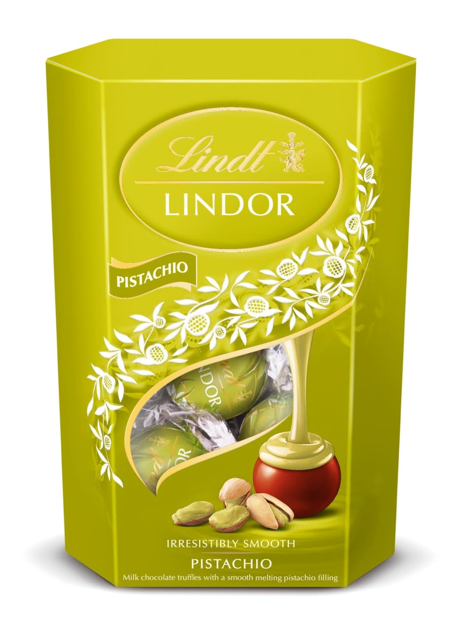 Lindt Pistachio, Lindor Irresistible Smooth Chocolates (200g)