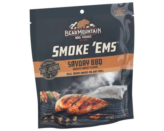 Bear Mountain BBQ Woods · Smoke 'Ems Savory BBQ Smoky Flavor (6 oz)