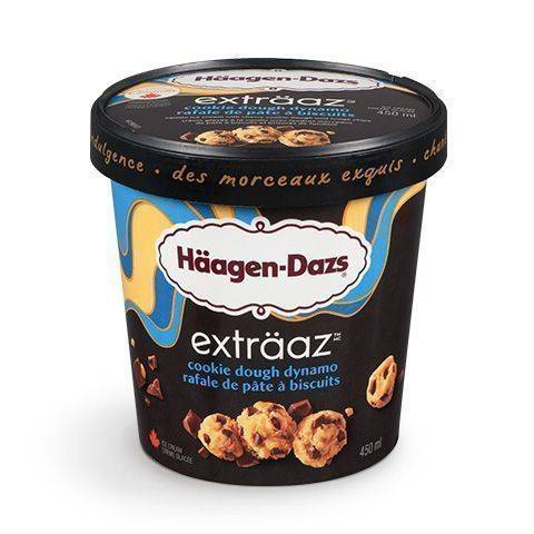 Haagen Daz Extraaz Cookie Dough Dynamo 450ml